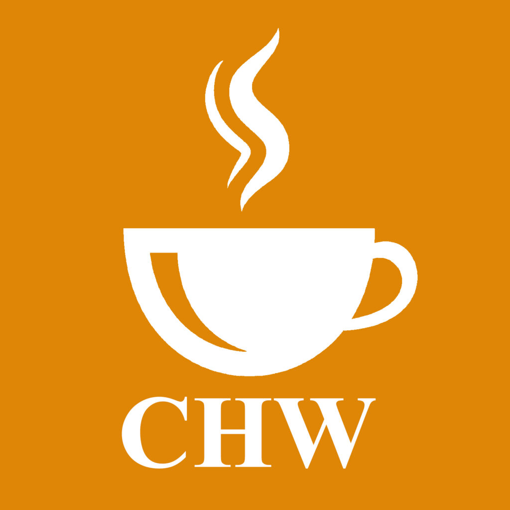 white coffee cup with steam rising